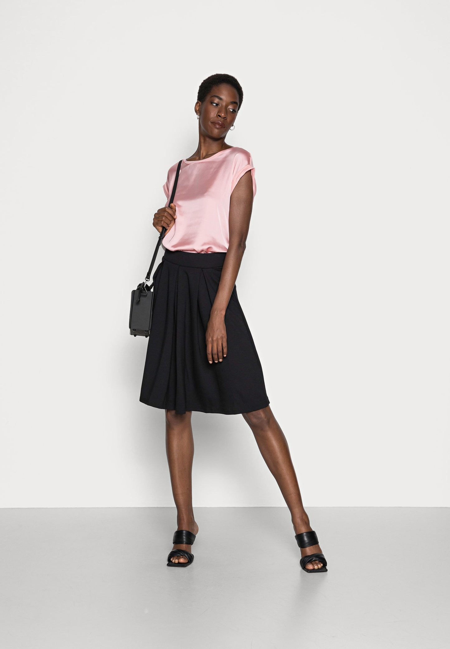 Anna Field A-Line Skirt - Black