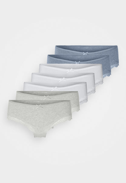 Anna Field 7 Pack - Briefs - Blue/Grey/White