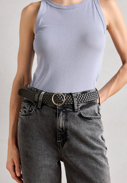 Anna Field Braided Belt - Black
