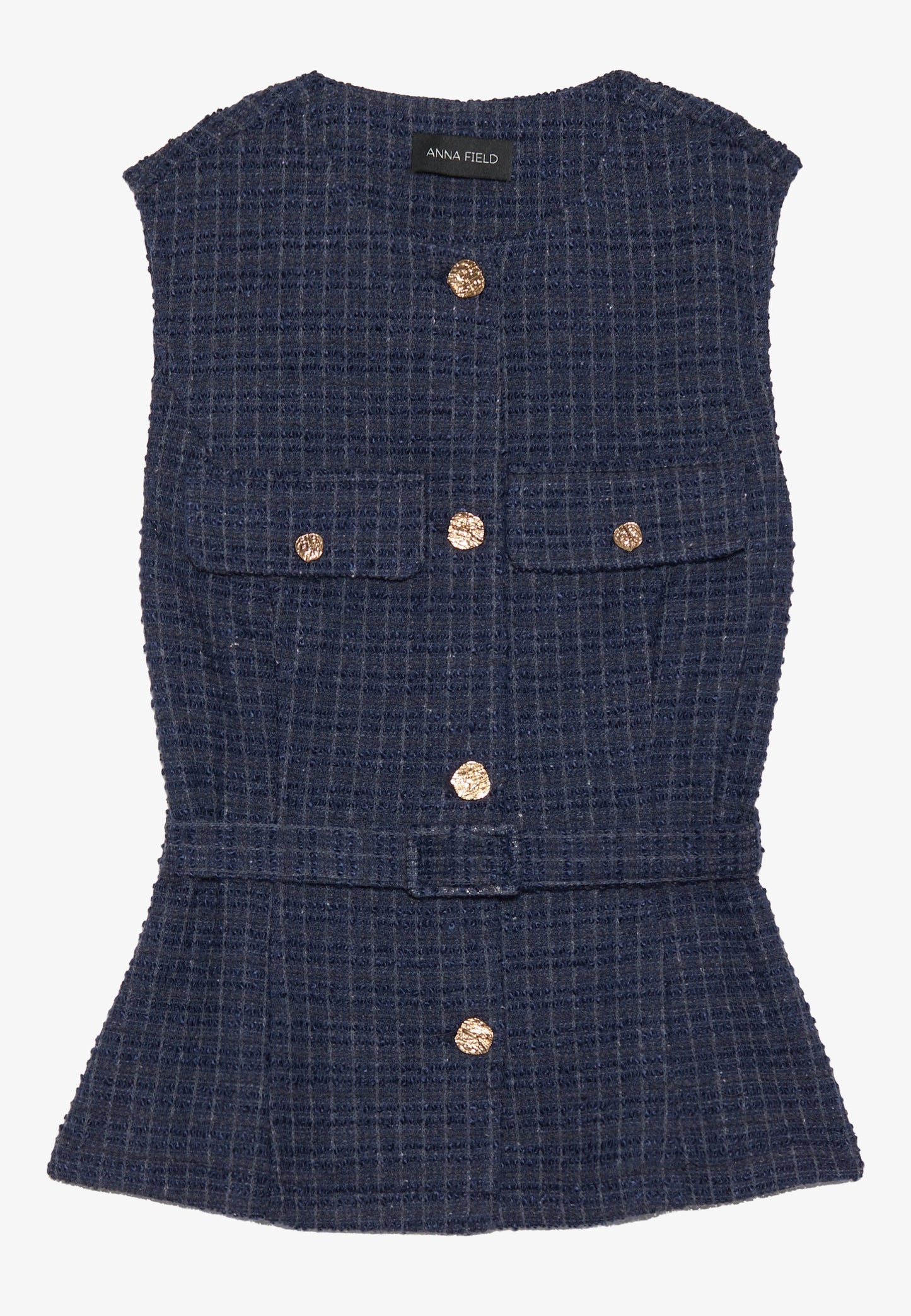 Anna Field Waistcoat - Navy Blazer Blue