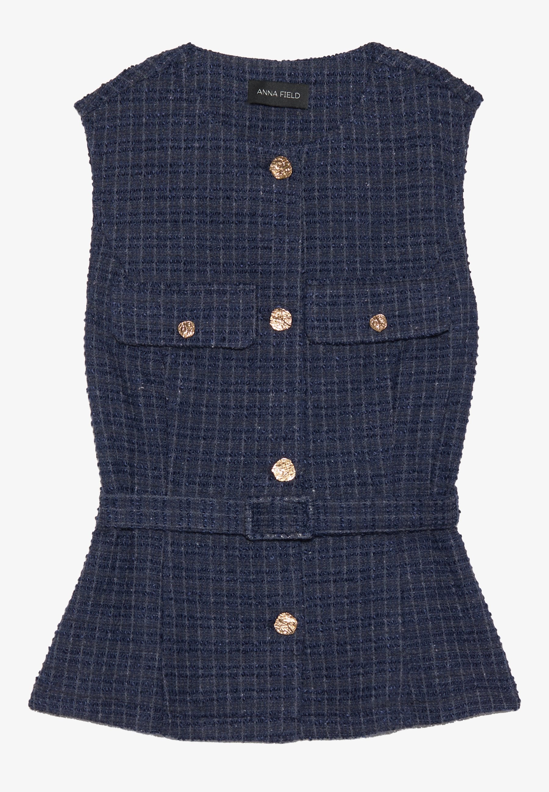 Anna Field Waistcoat - Navy Blazer Blue
