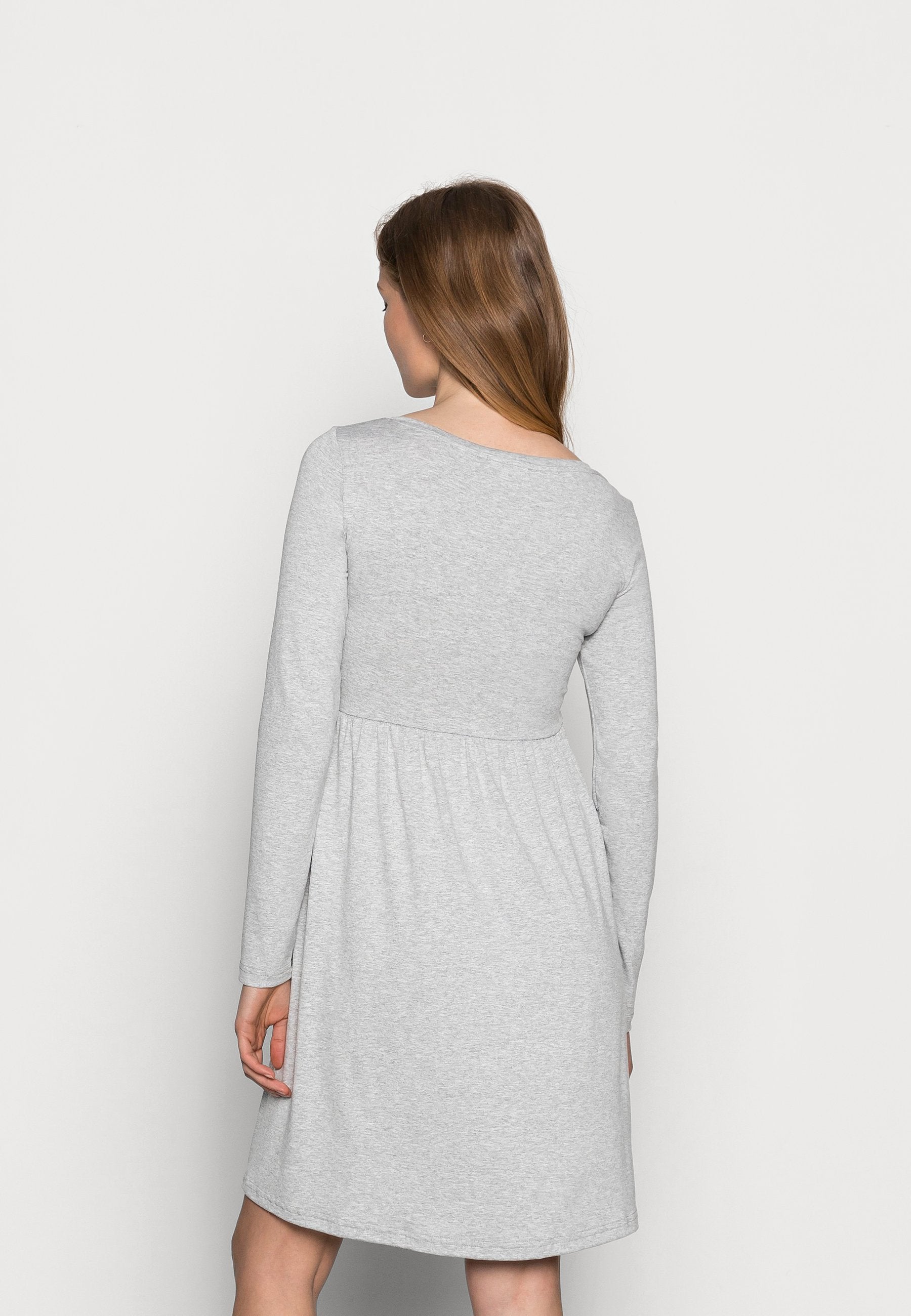  Nursing - Jersey Dress - Jersey Dress - Grey