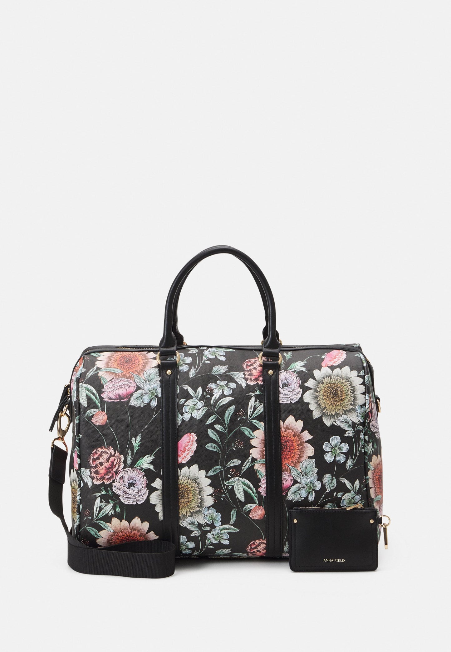 Anna Field Weekend Bag - Beige/black