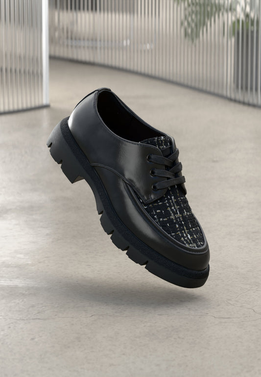  Lace-ups - Black/gold-coloured