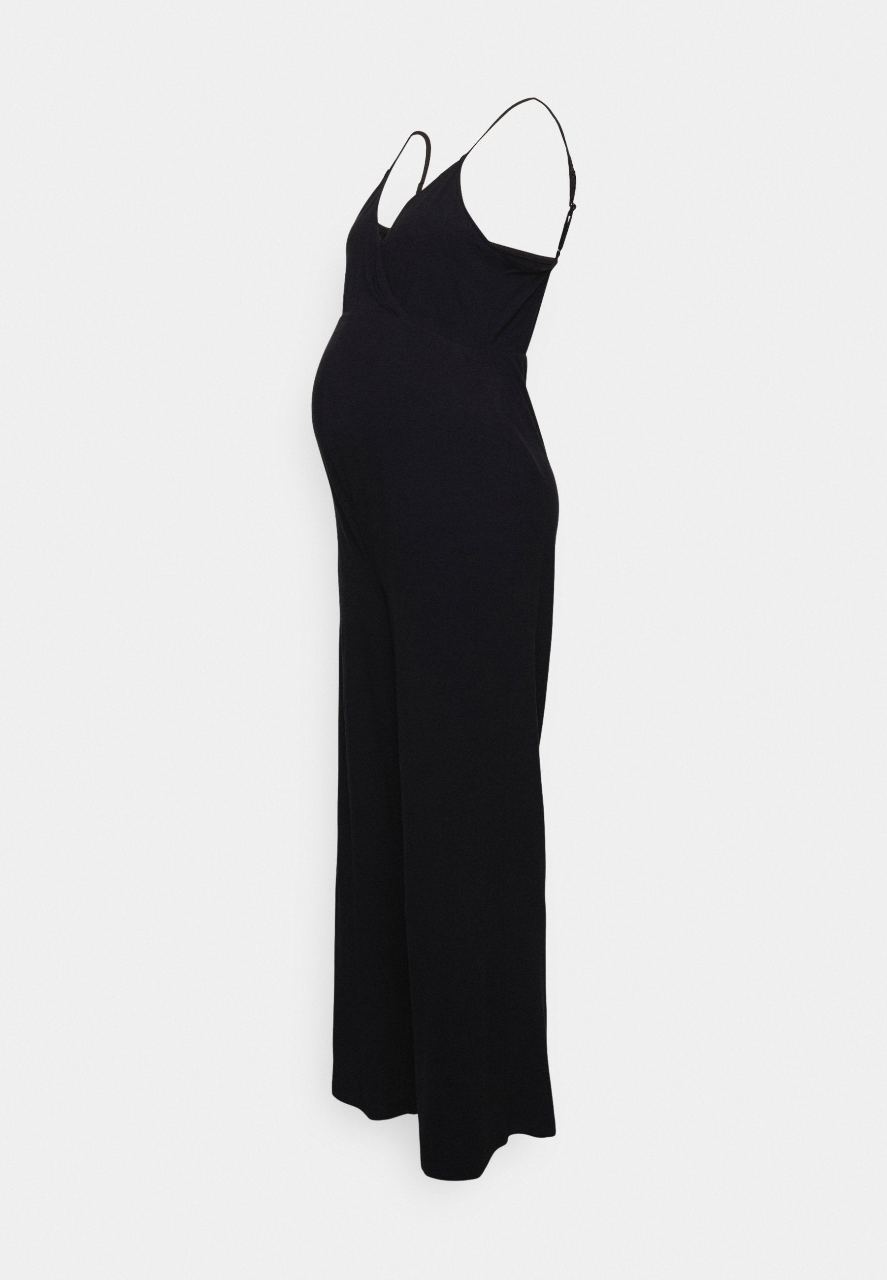  Strappy Drappy Cintered- Jumpsuit - Black