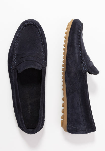 Anna Field Leather- Moccasins - Blue