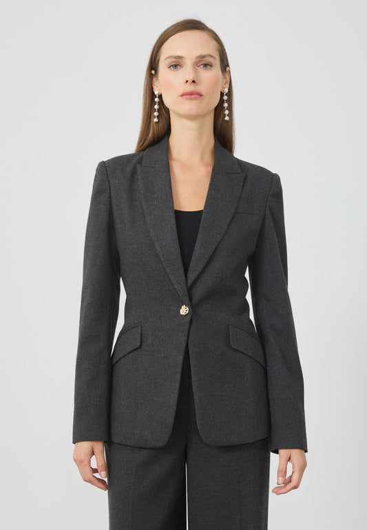 Anna Field Blazer - Grey