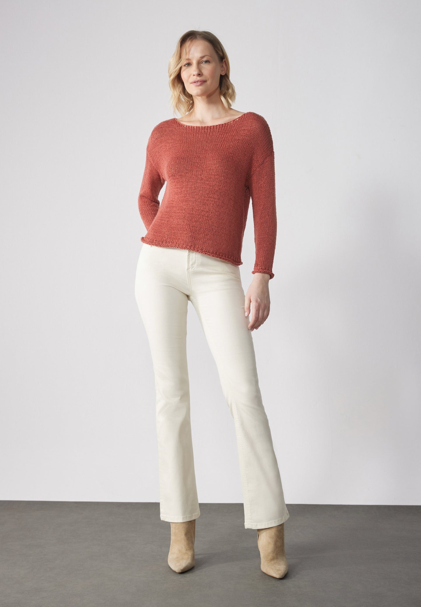 Anna Field Jumper - Redwood