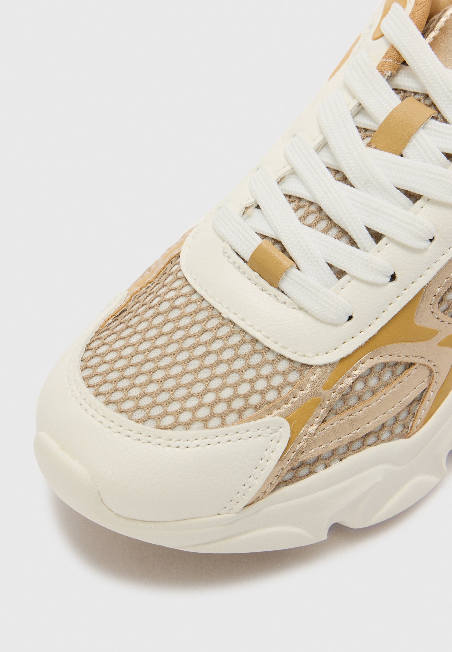  Trainers - White/gold-coloured/beige