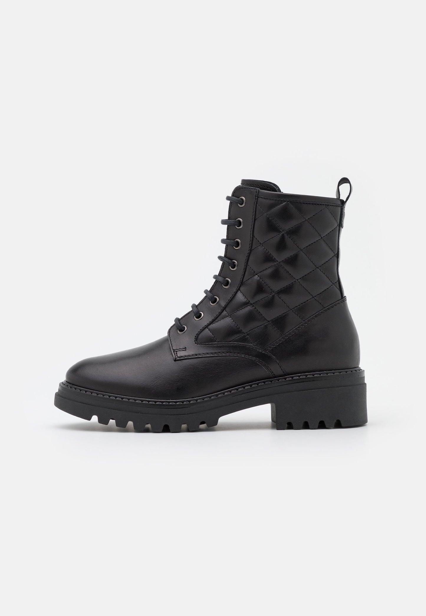 Anna Field Leather - Lace-Up Ankle Boots - Black