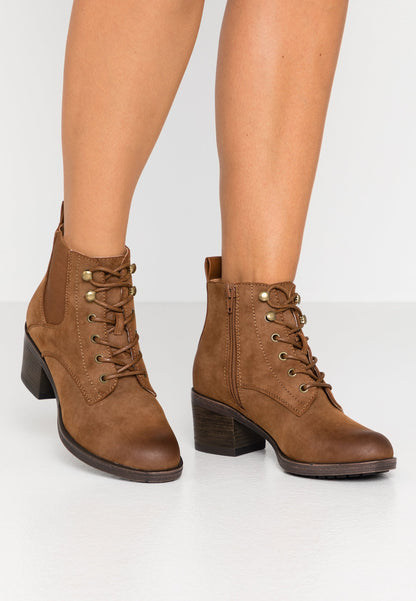 Anna Field Ankle Boots - Cognac