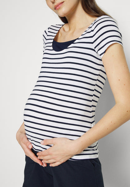  Maternity Double Layer Nursing - Print T-Shirt