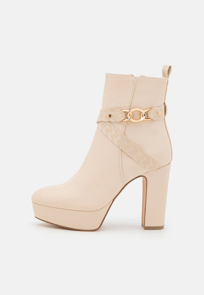 Anna Field Platform Ankle Boots - Beige