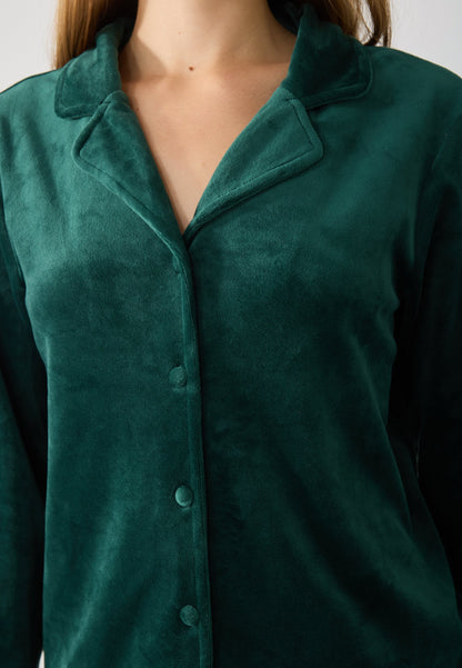 Anna Field SET - Pyjama Set - Dark Green