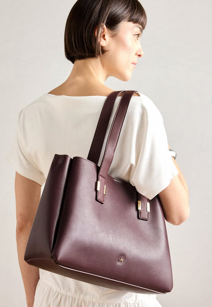 Anna Field SET - Handbag - Bordeaux