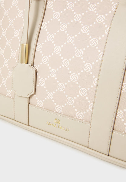 Anna Field Handbag - Braun/beige