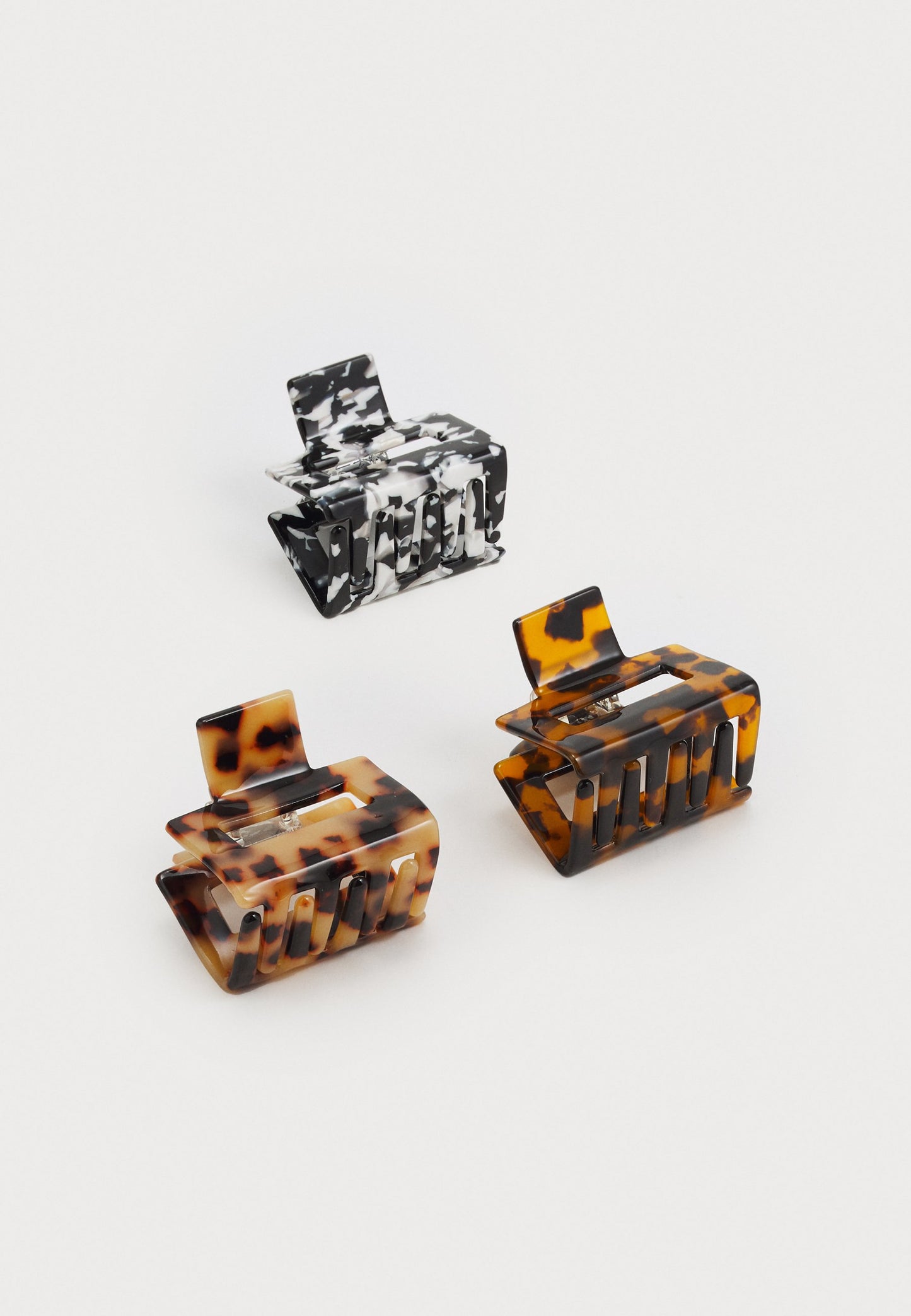 Anna Field 3 PACK - Hair Styling Accessory - Brown/black