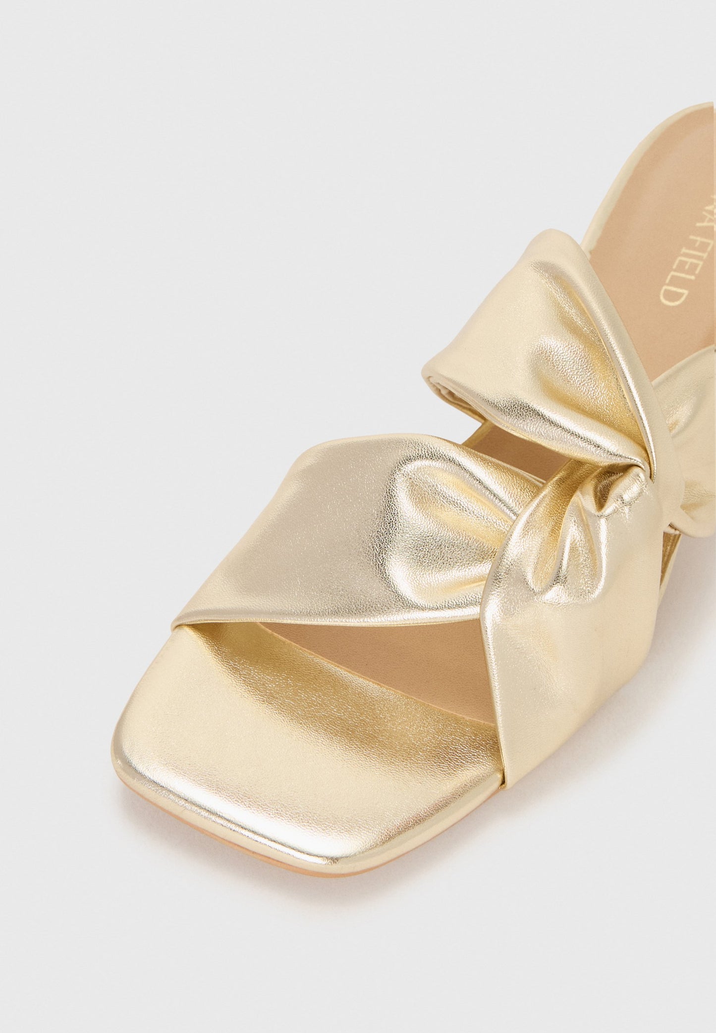  Heeled Mules - Gold-coloured