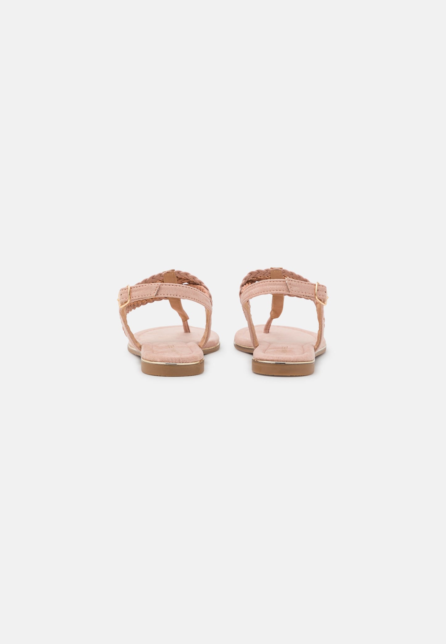 Anna Field T-Bar Sandals - Rose Gold-Coloured