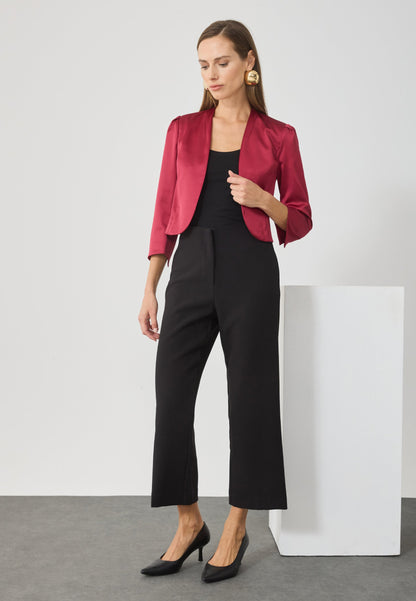 Anna Field Blazer - Bordeaux