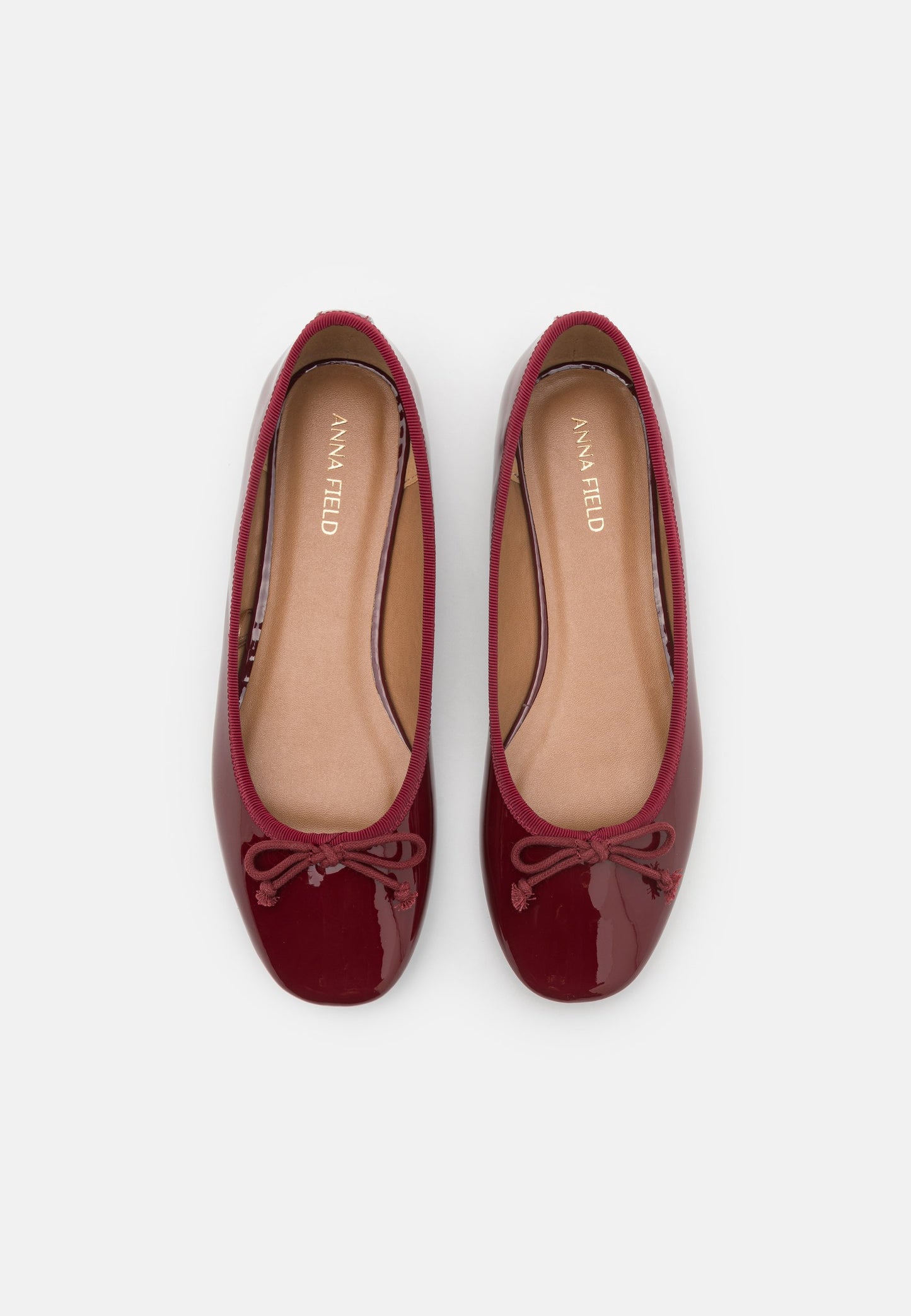  Ballet Pumps - Dark Red