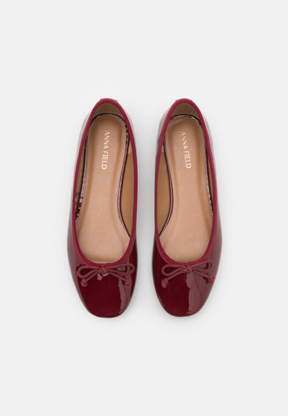  Ballet Pumps - Dark Red