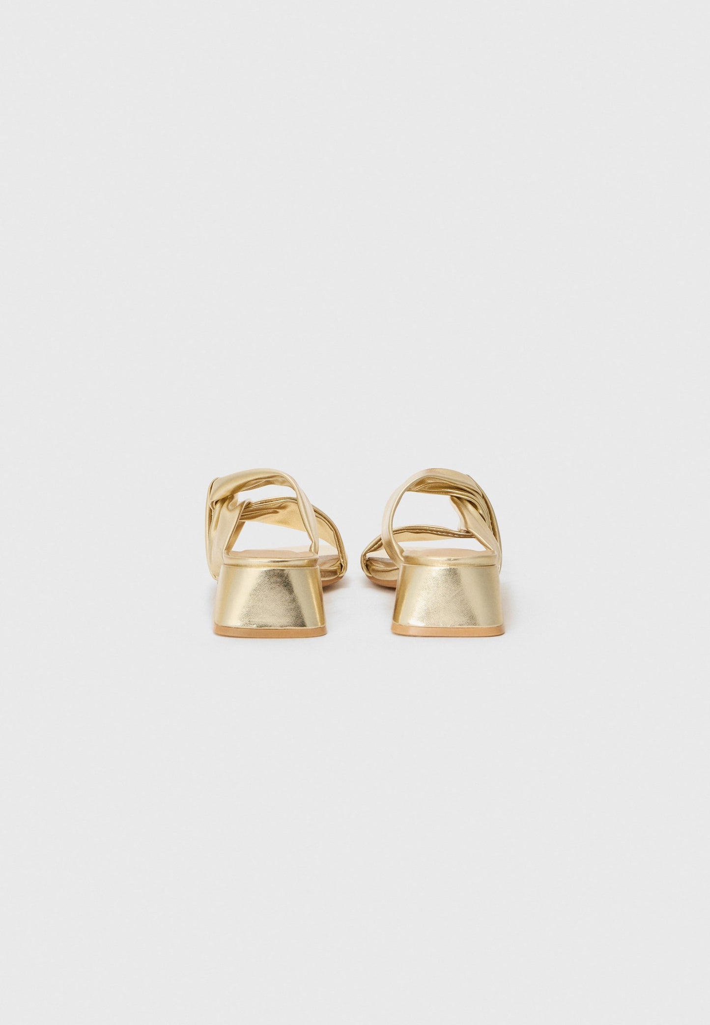  Heeled Mules - Gold-coloured