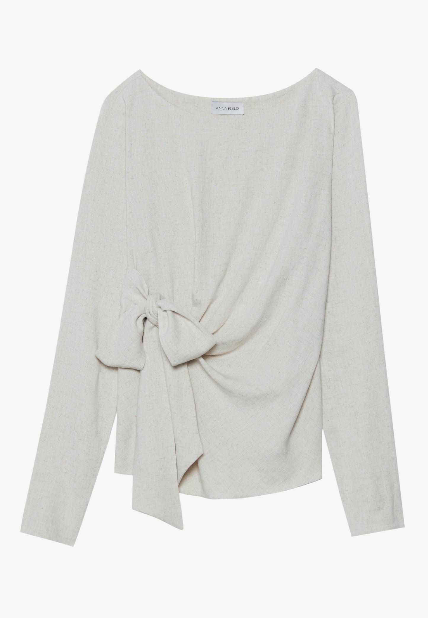 Anna Field LINEN MIX BLEND BLOUSE - Blouse - Beige