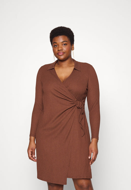  Jersey Dress - Dark Brown