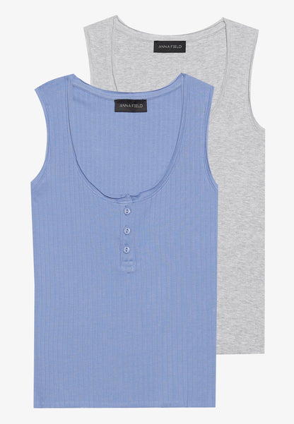 Anna Field 2 PACK - Top - English Manor/light Grey