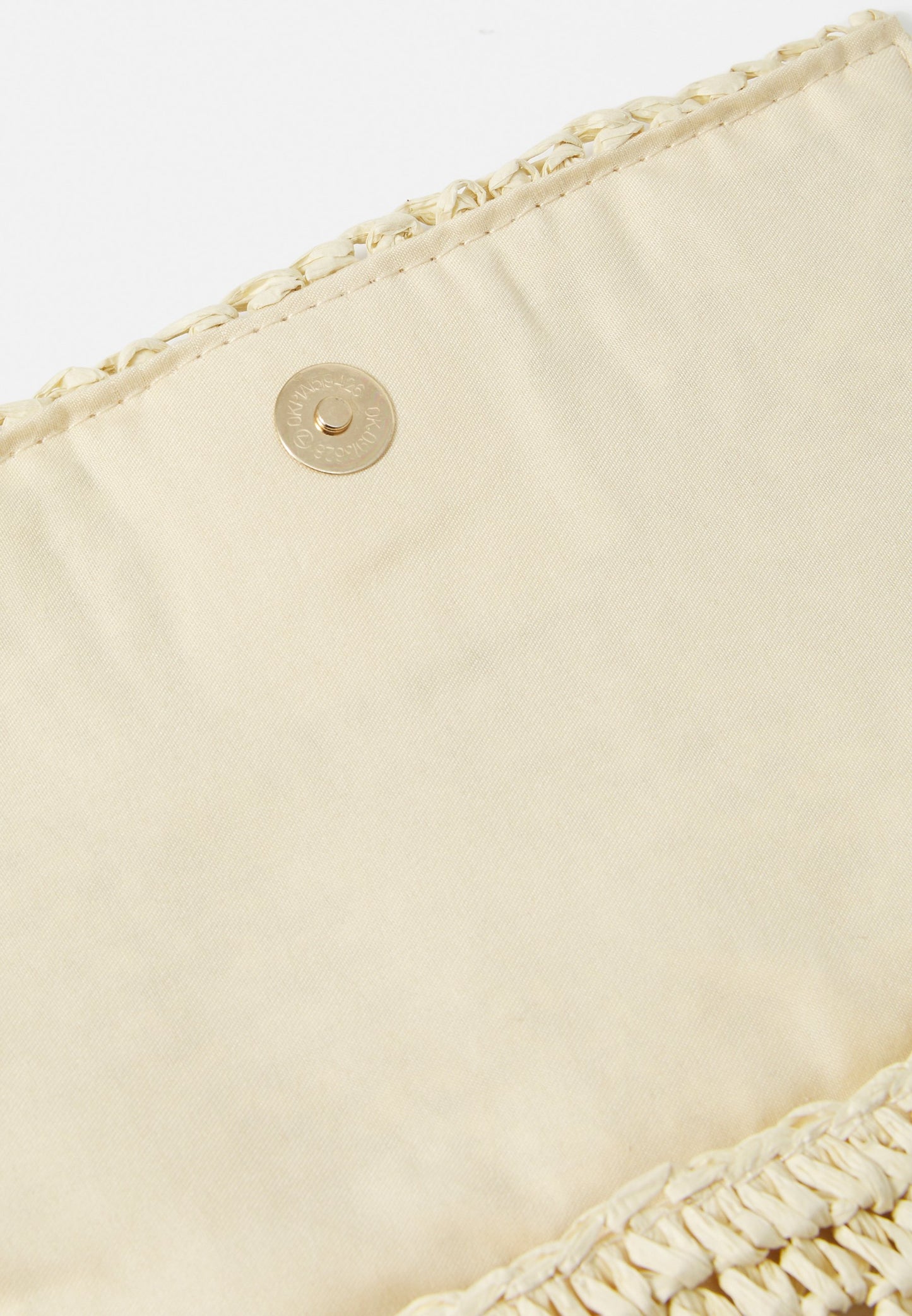Anna Field Clutch - Straw