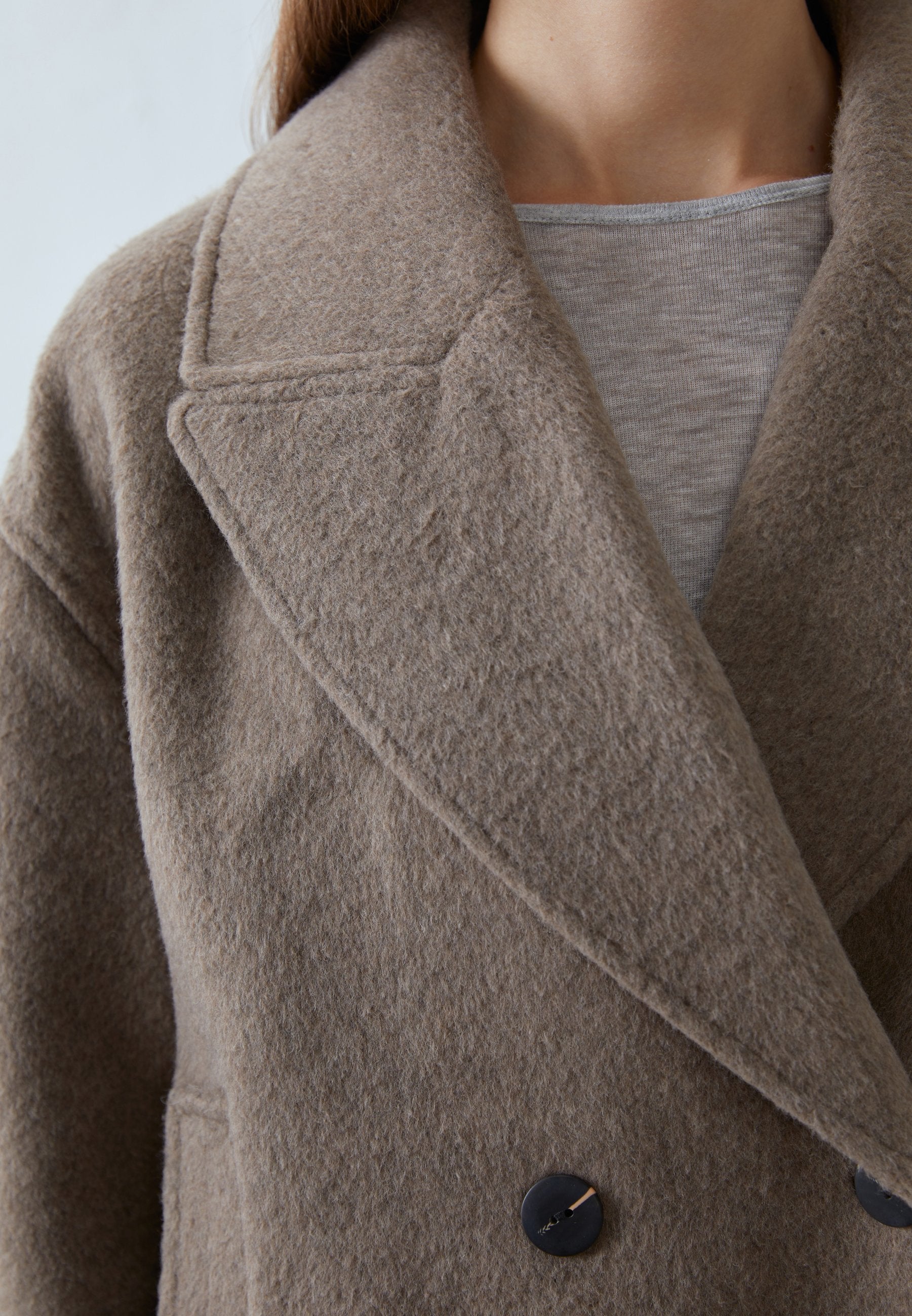 Anna Field Summer Jacket - Mottled Light Grey
