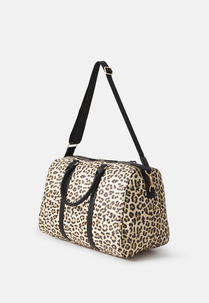 Anna Field Weekend Bag - Beige/black