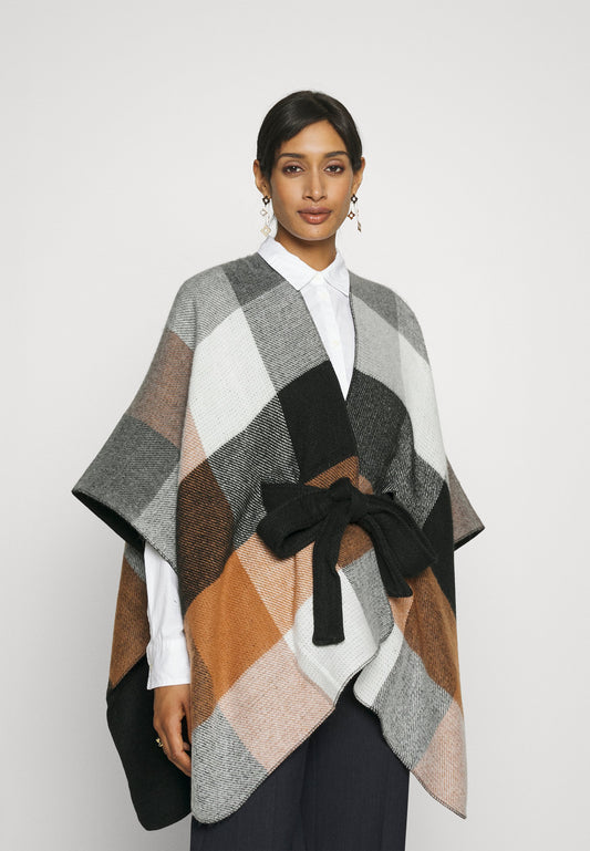Anna Field Cape - Brown/black
