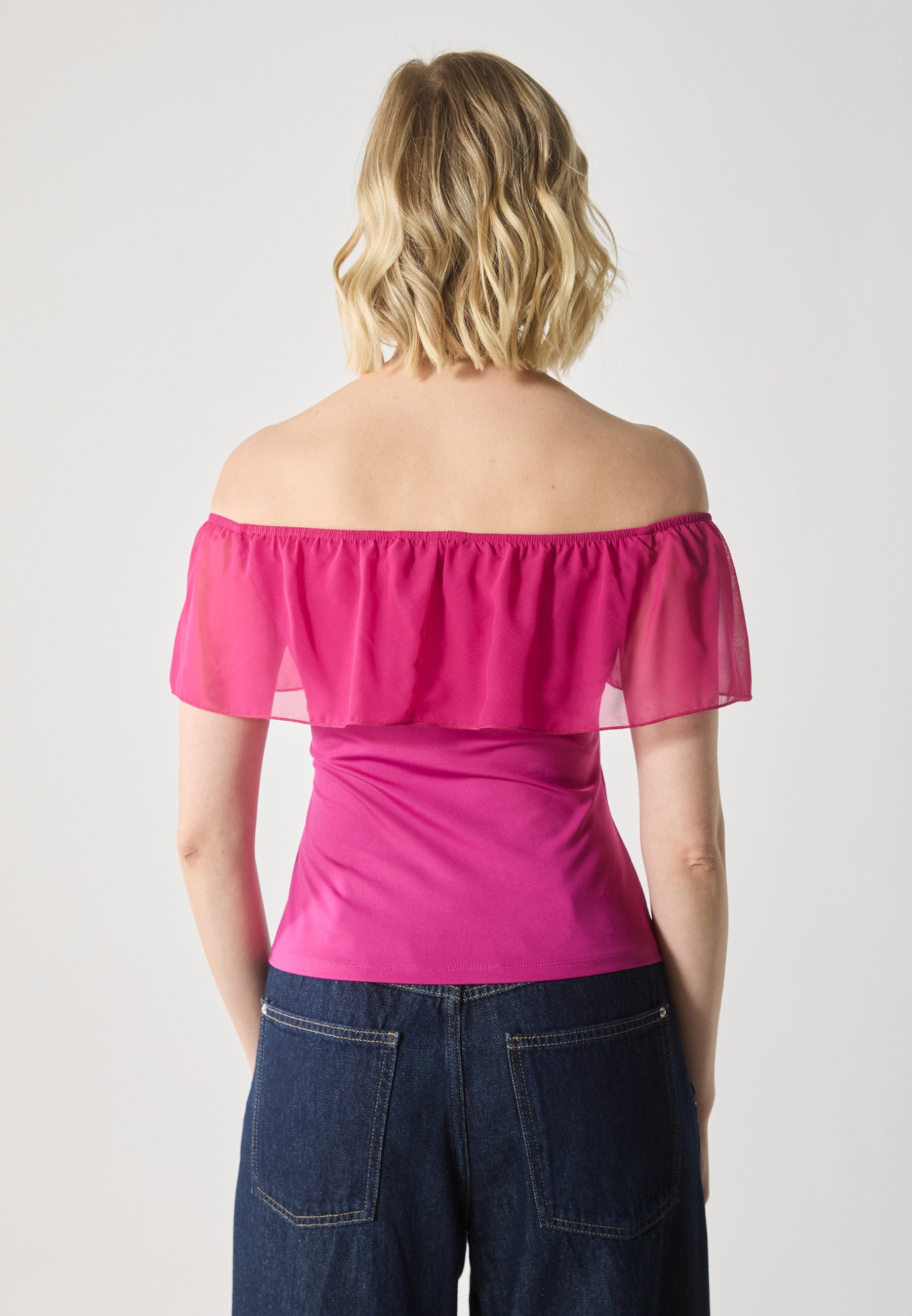 Anna Field Print T-shirt - Festival Fuchsia