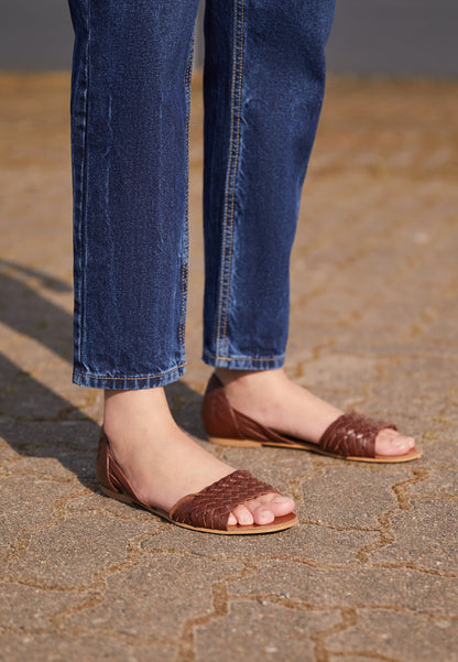 Anna Field Leather - Sandals - Cognac