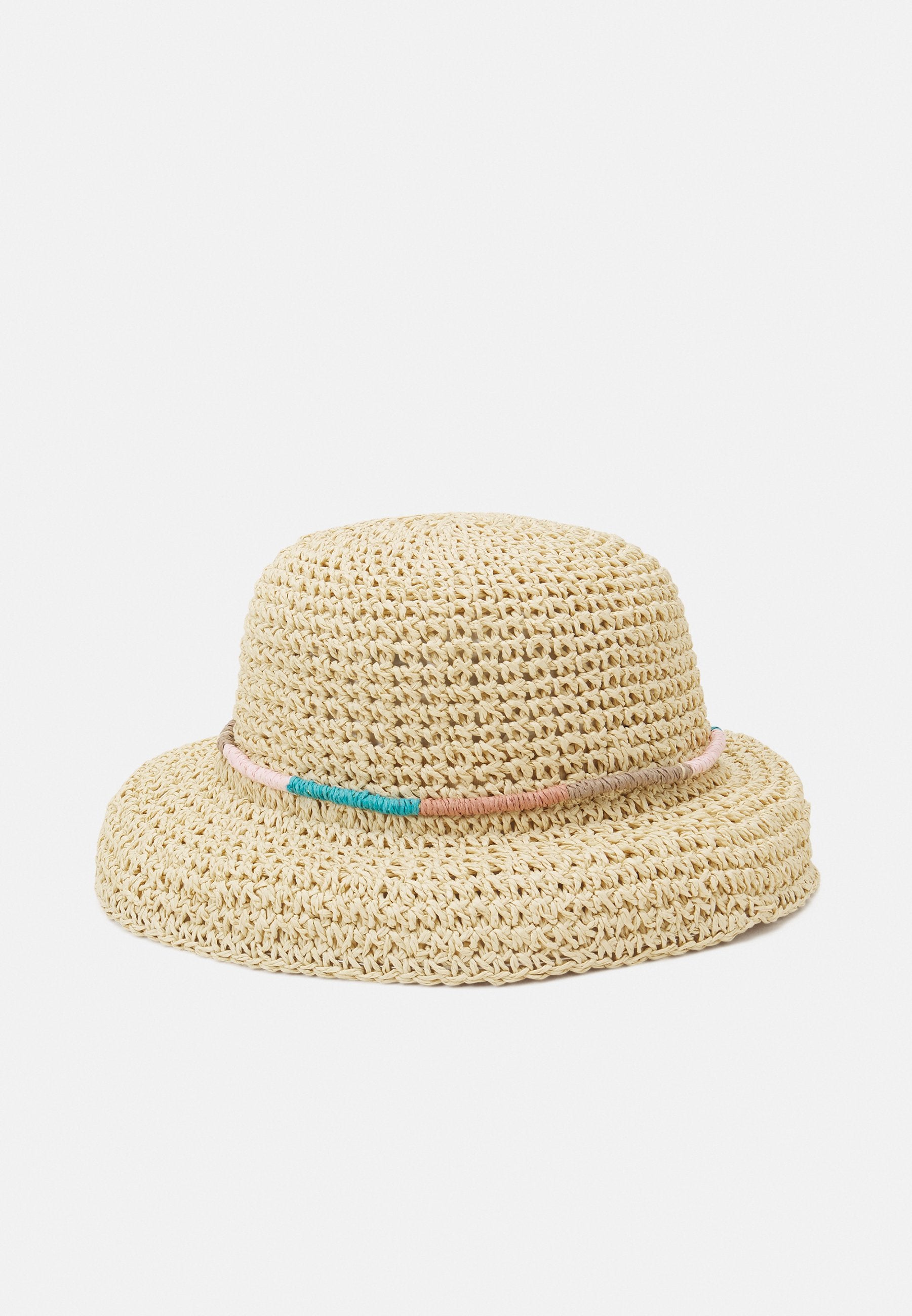 Anna Field Hat - Tan/Pink