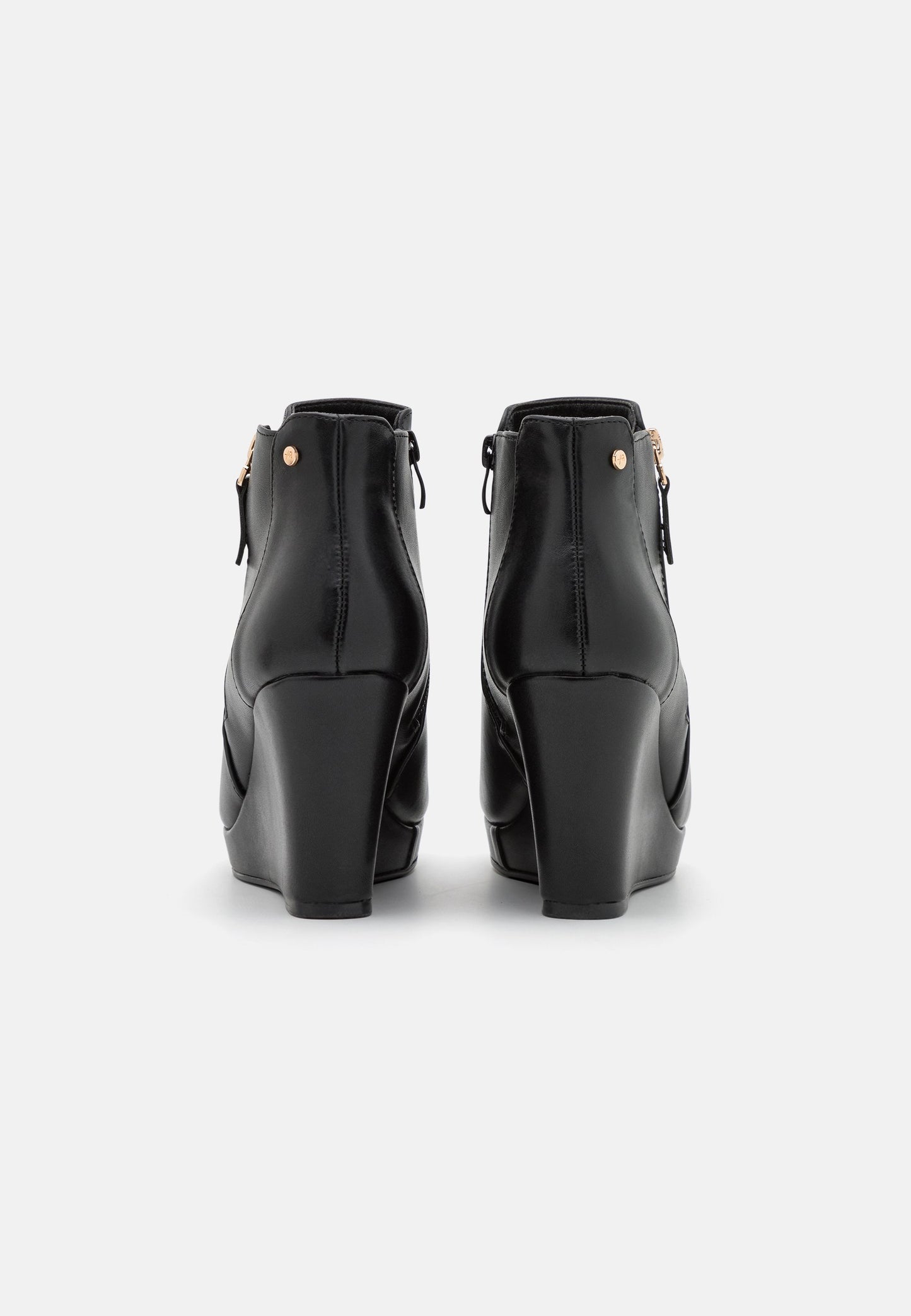  Platform Ankle Boots - Black