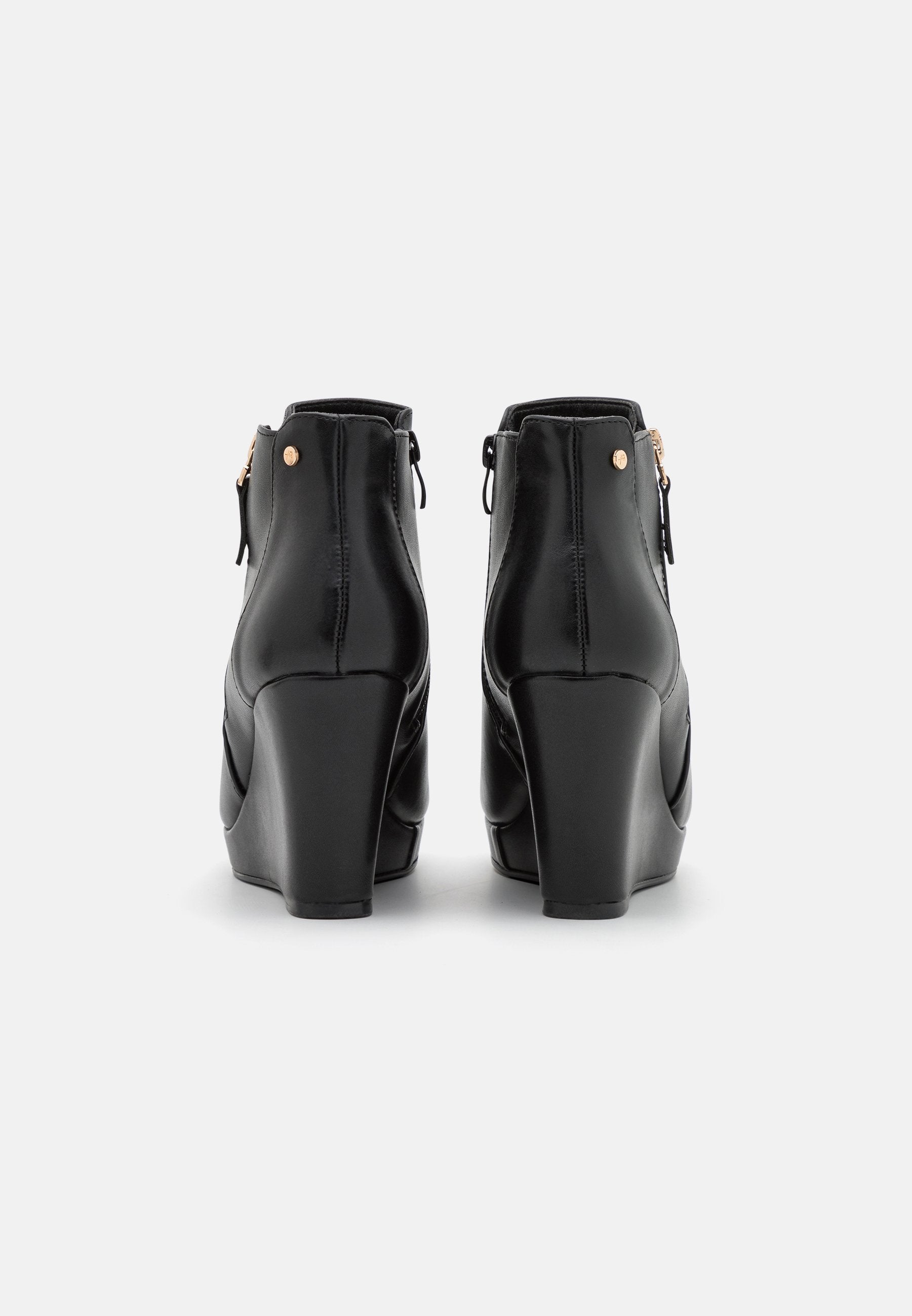  Platform Ankle Boots - Black