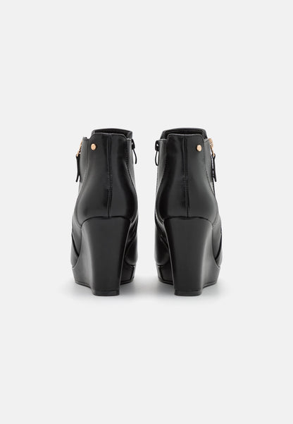  Platform Ankle Boots - Black