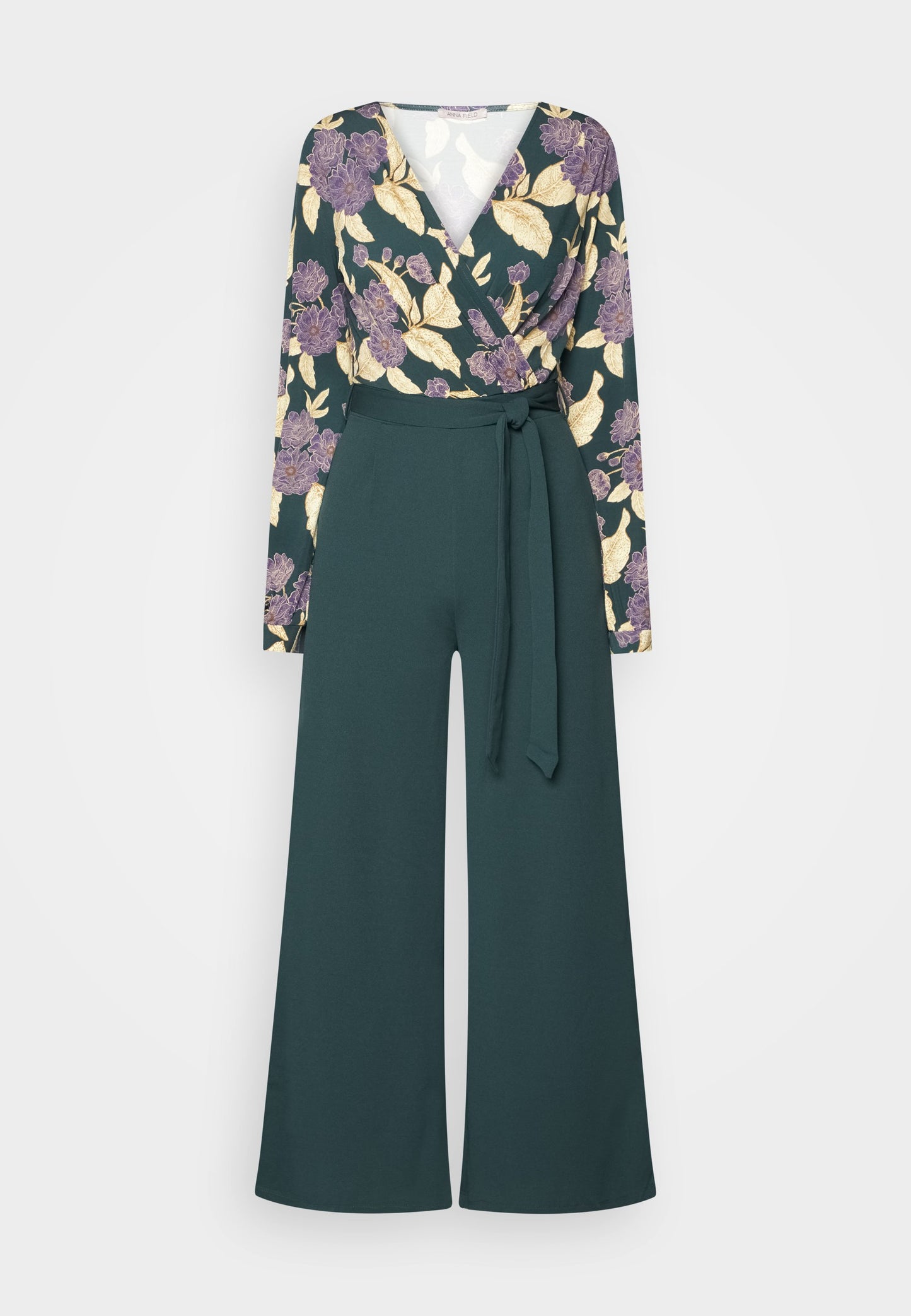 Anna Field Jumpsuit - Dark Green/Yellow