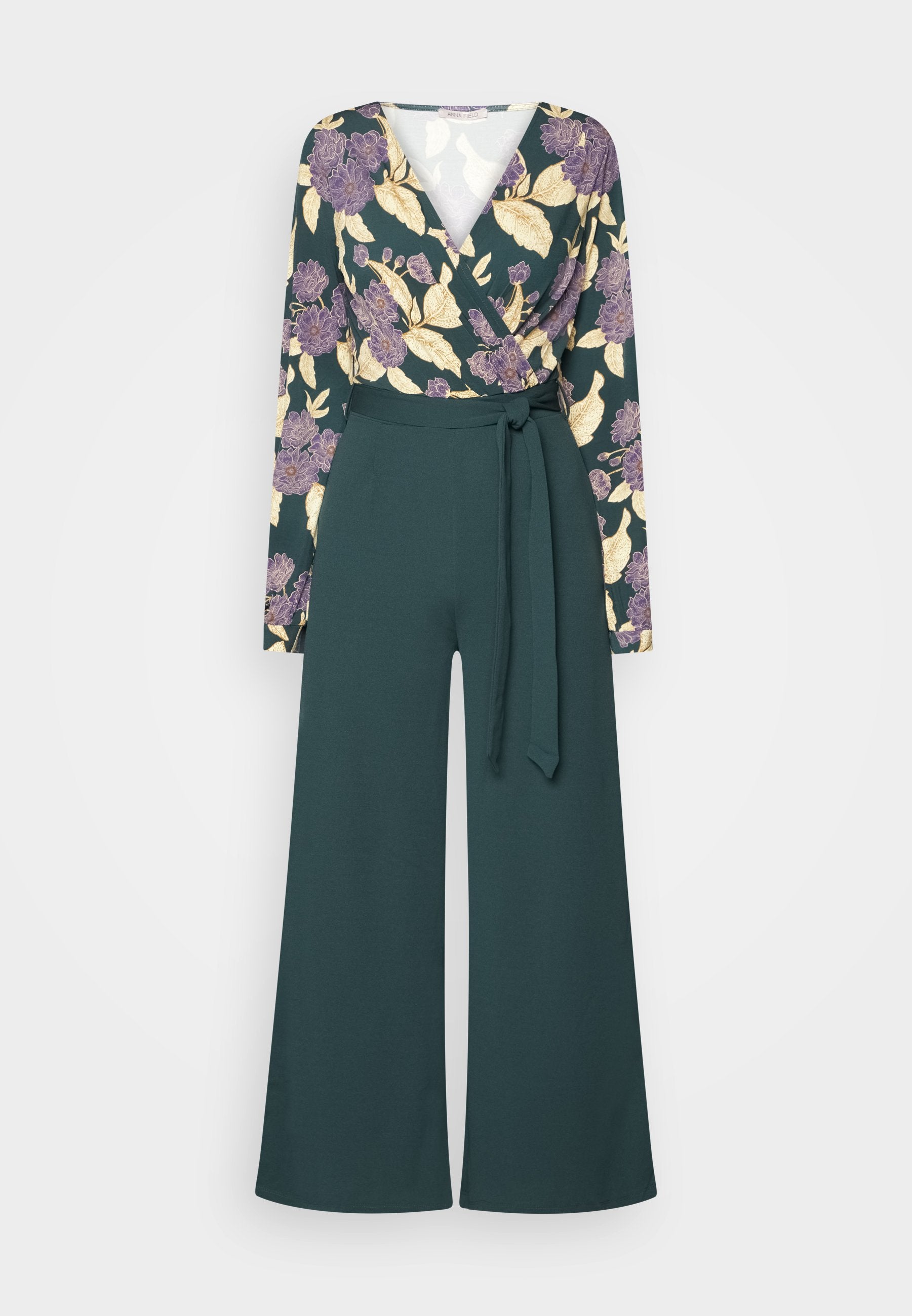 Anna Field Jumpsuit - Dark Green/Yellow