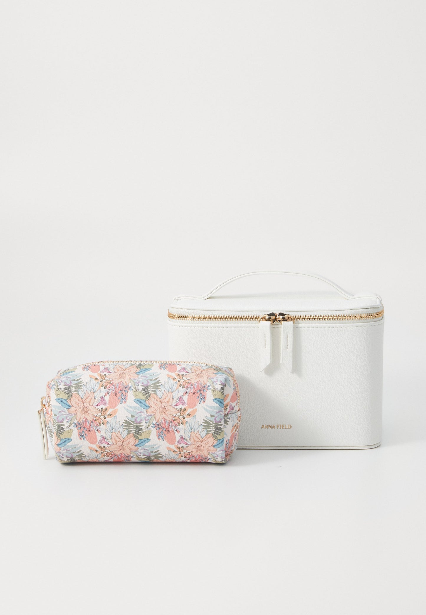 Anna Field Wash Bag - Dark Brown