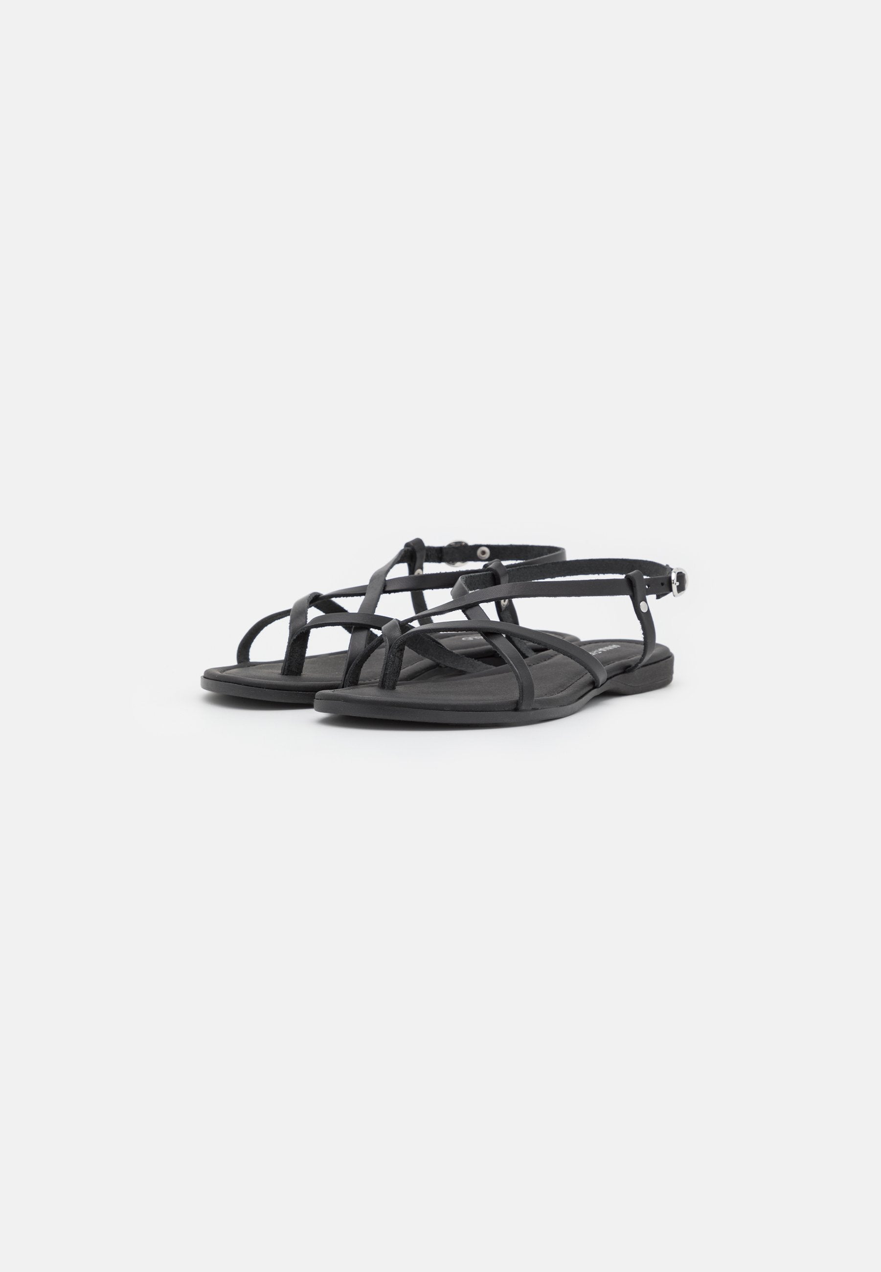 Anna Field Leather- T-Bar Sandals - Black