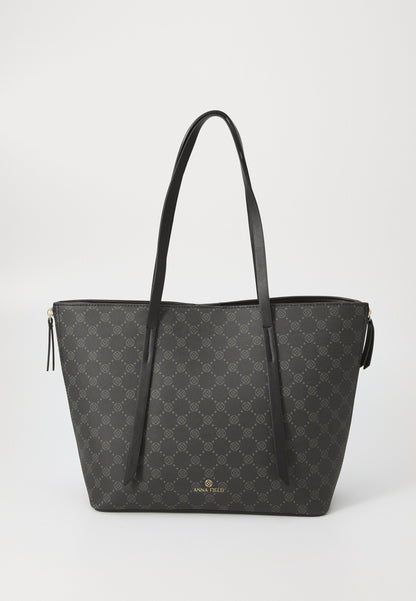 Anna Field Handbag - Grey/black