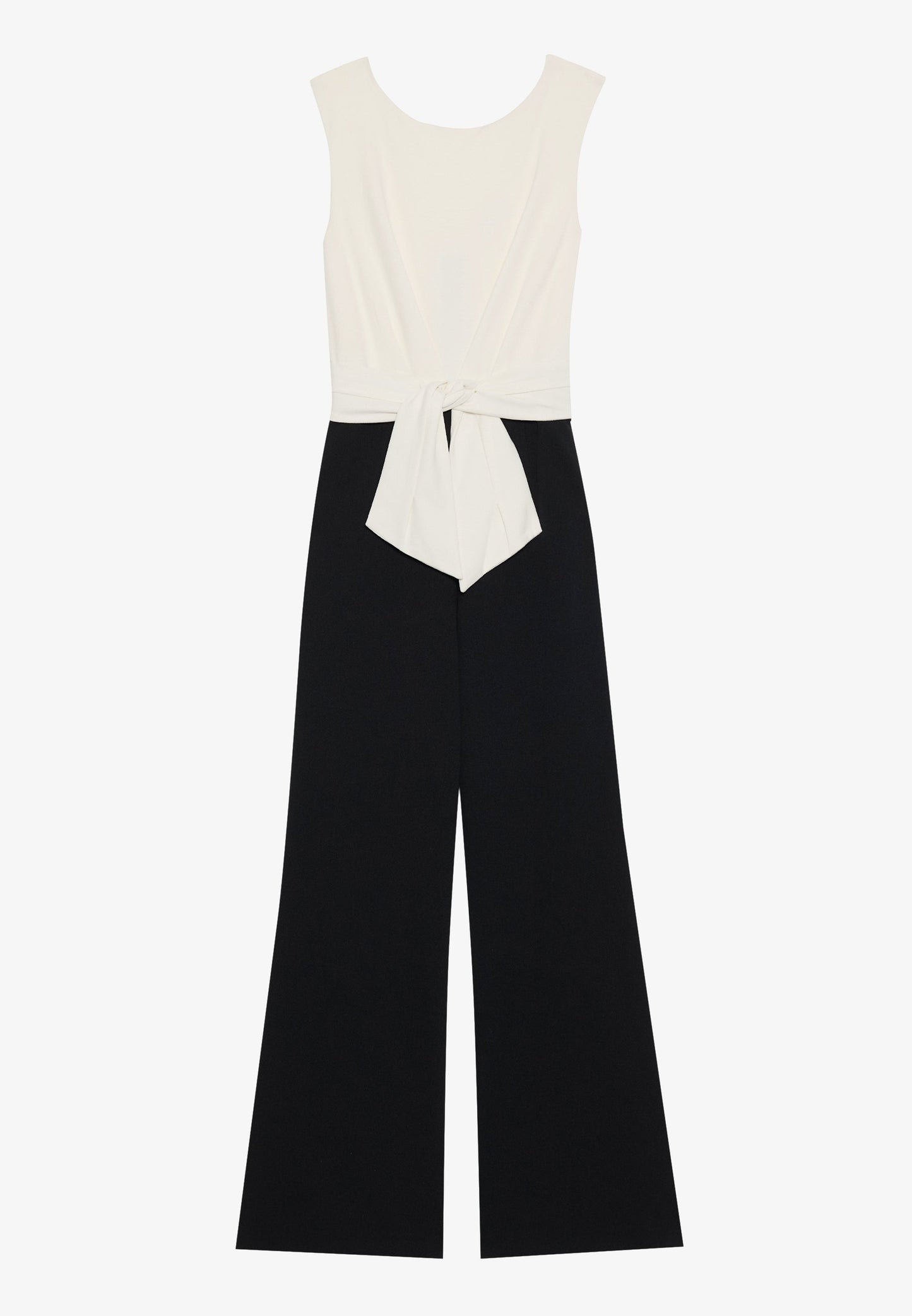 Anna Field 2IN1 WIDE LEG - Jumpsuit - White/dark Blue