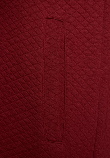 Anna Field Zip-Up Sweatshirt - Bordeaux