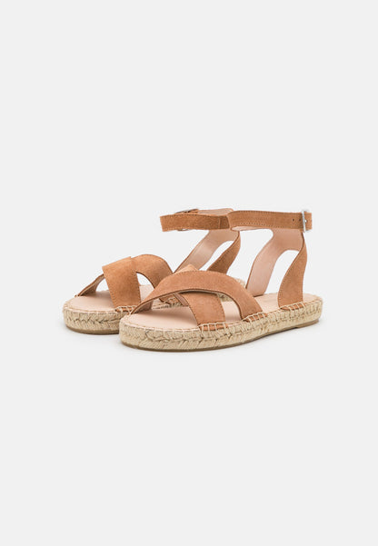 Anna Field Leather - Platform Sandals - Cognac