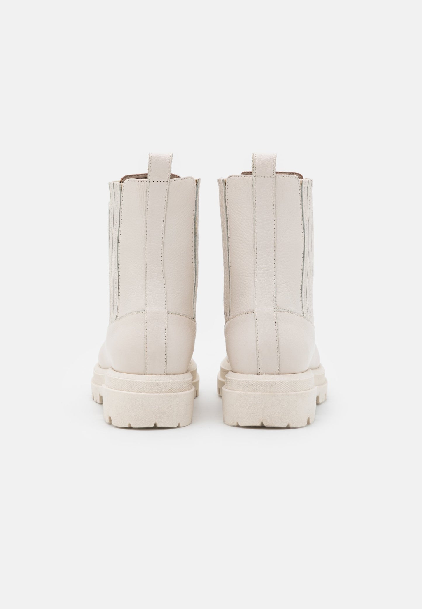 Anna Field Leather - Platform Ankle Boots - Off-White