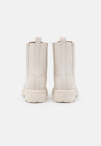 Anna Field Leather - Platform Ankle Boots - Off-White